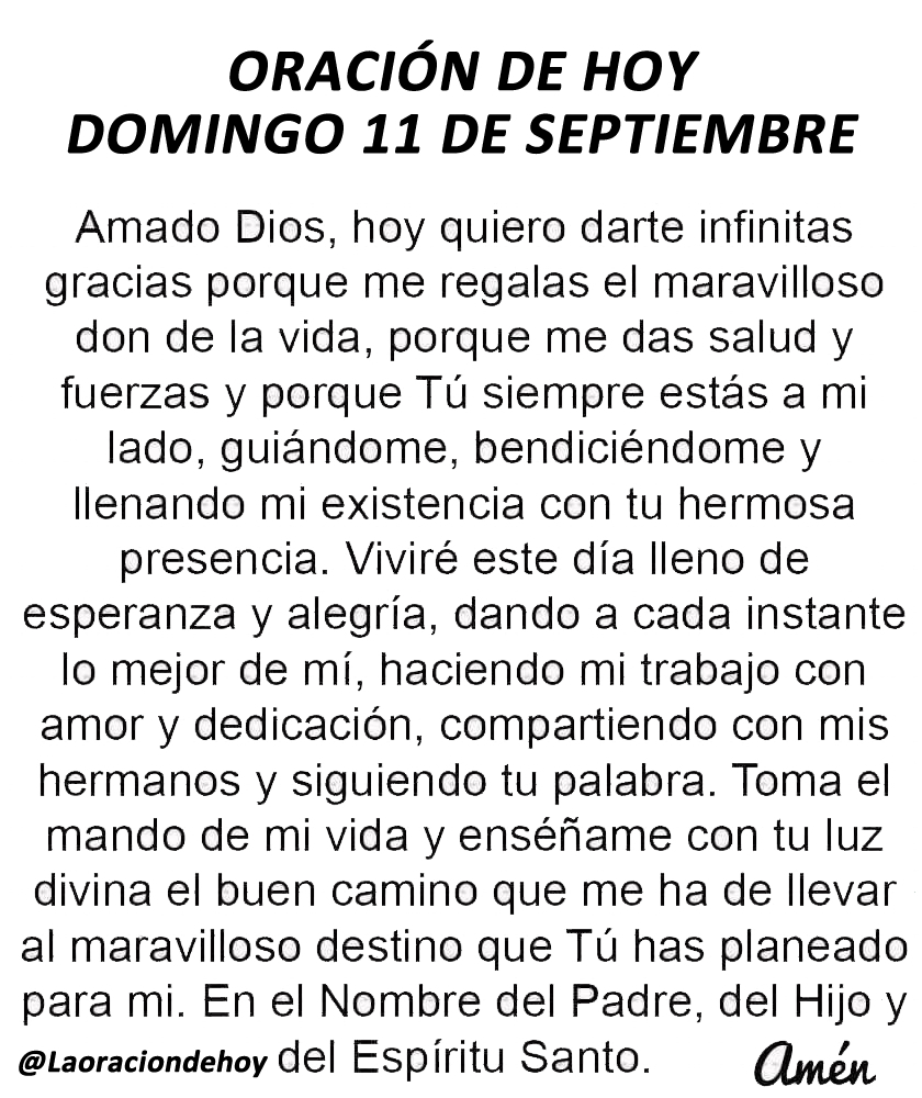 Oración De Hoy tweet media