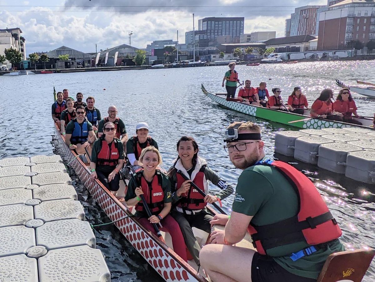 MitchMcDerm's tweet photo. Our team had a brilliant day racing at @dragons_docks yesterday! A big thank you to the event organisers, sponsors and volunteers for such a fantastic day, all in aid of a very worthy cause, @Dublin_Simon. Well done to all the paddlers who took part!
#DATD22 #dragonboatrace https://t.co/hQQGObYpX0