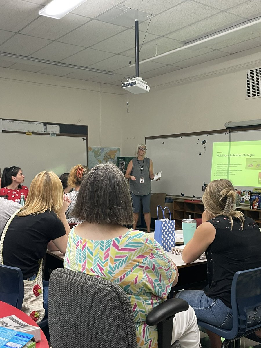 Mrs. Calder is already working with staff to support out English Language Learners. 
See you soon!!!