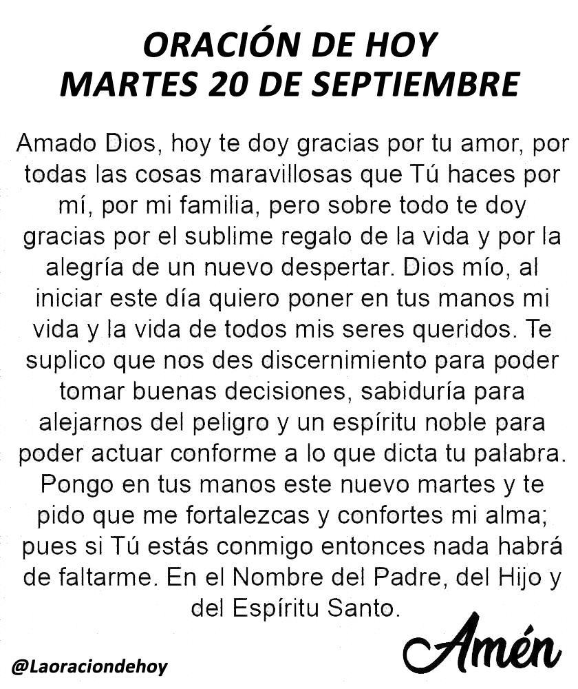 Oración De Hoy tweet media