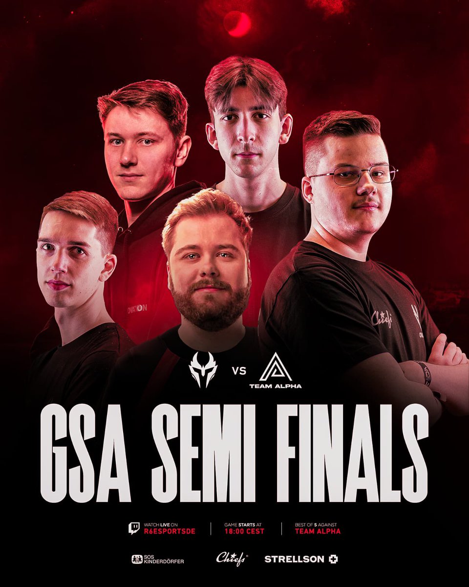 Ovation eSports (@ovationesports) on Twitter photo Facing <a href="/TeamAlpha_R6/">Team Alpha</a> in the #R6GSA Semi Finals today! Let’s get the W in front of a crowd.🔥
{6 PM} ~ twitch.tv/rainbow6de
#ownyourgame | <a href="/R6esportsDE/">Rainbow Six Esports DE 🇩🇪</a> Facing <a href="/TeamAlpha_R6/">Team Alpha</a> in the #R6GSA Semi Finals today! Let’s get the W in front of a crowd.🔥
{6 PM} ~ twitch.tv/rainbow6de
#ownyourgame | <a href="/R6esportsDE/">Rainbow Six Esports DE 🇩🇪</a>
