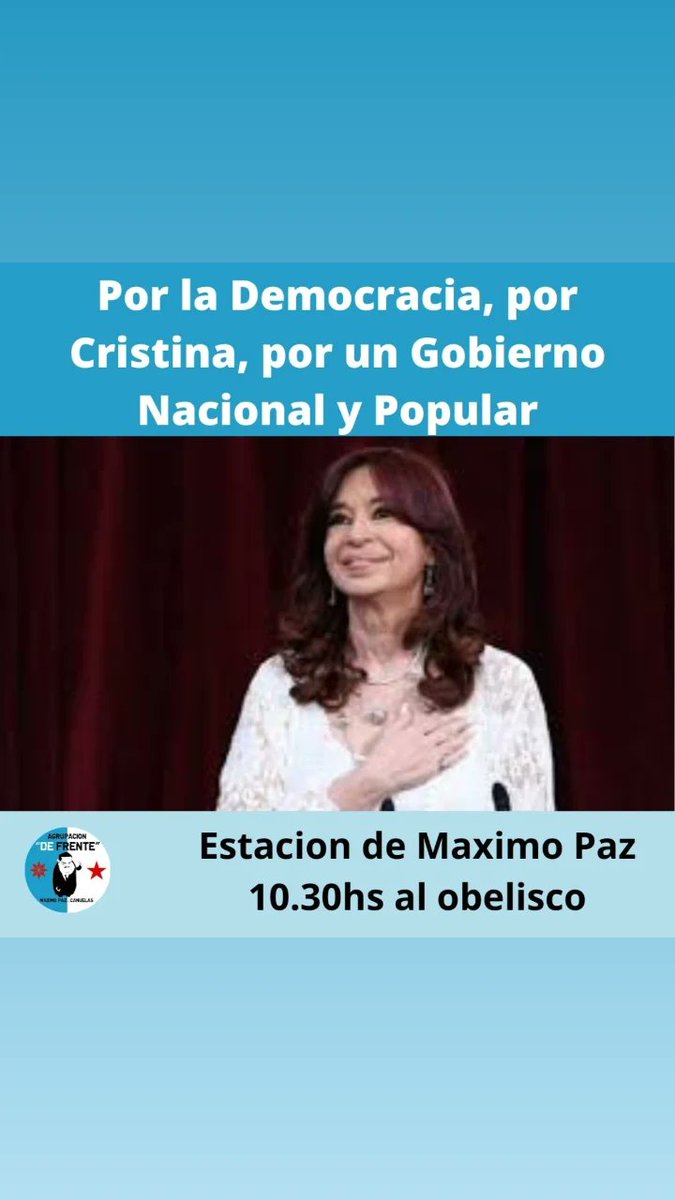 defrenteradio's tweet photo. #TodosConCristinaMasQueNunca #TodosConCristina #TodosConElIa https://t.co/J3sVgyq9yn