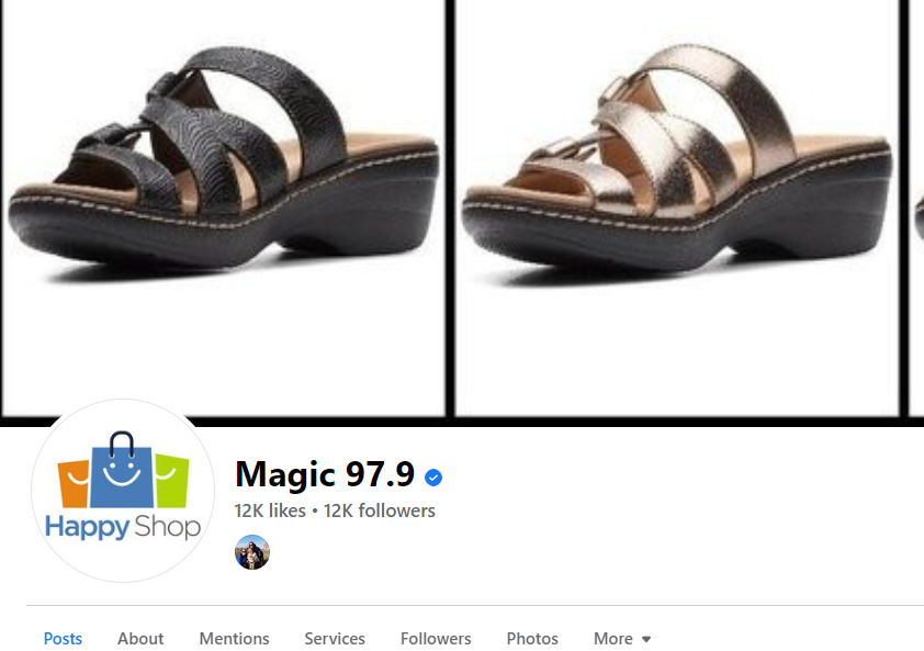 979Magic's tweet photo. Soooo our Facebook got hacked...  For the record, we haven't started a 90's Sandal Side Hustle or anything. https://t.co/CdjsYg1i1p