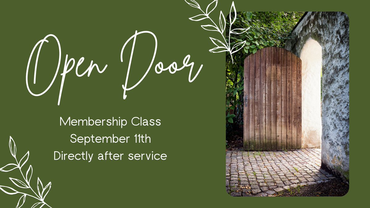 NewPostChurch's tweet image. RSVP for our membership class!

ow.ly/ltrz50KyLA4