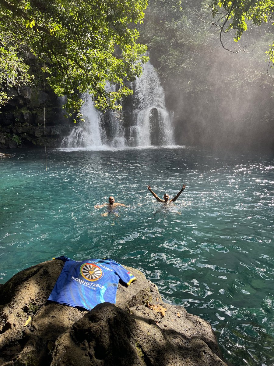 RoundTableInt's tweet photo. Where will your next Table adventure take you?
βCover the earth before it covers you.β - Dagobert Runes
Photo: Round Table Mauritius President - Meven Armoogum & Alex Freminot, Eau Bleue, Mauritius.
#StrongerTogether #ExploreRoundTable #MakeItHappen https://t.co/GeUTnhEWBS
