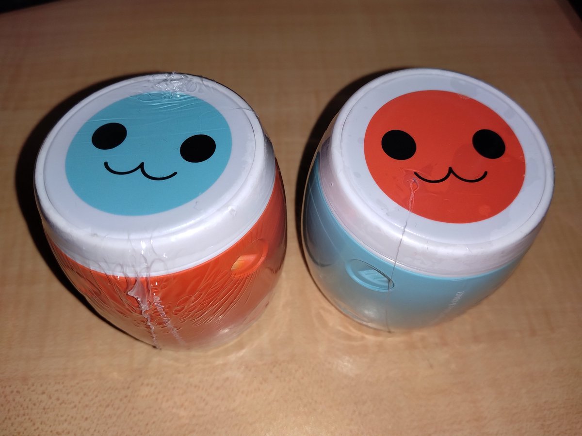 D_DryCell's tweet photo. 運試しに回してみたんだけど、２回で揃った😀
しかもおそろいの顔。これは大吉だよね！ https://t.co/HWM6LdvyMi