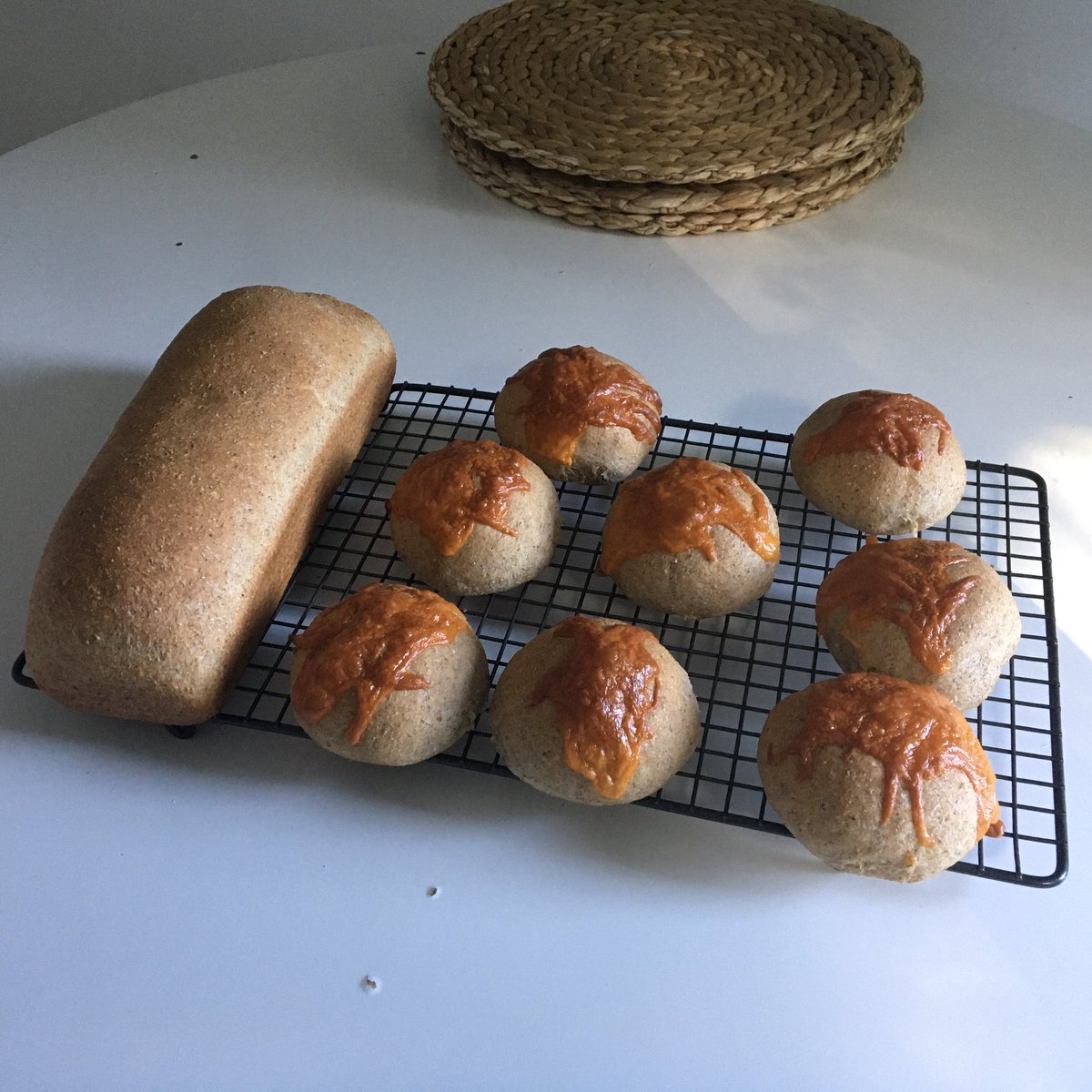 JesseBalanyk's tweet photo. When you start your day by baking bread, at the very least you know you won’t be hungry later. 😂 https://t.co/mwECsWhqcF