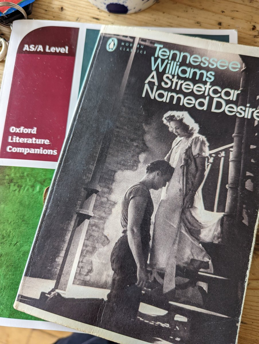 Anna Cole (@annasiancole) on Twitter photo Excited to teach Streetcar for the first time to our new A level class. Can anyone point me in the direction of essential reading, criticism, interesting context stuff, lectures, resources? Please retweet, Ta.
<a href="/Team_English1/">Team English</a> Excited to teach Streetcar for the first time to our new A level class. Can anyone point me in the direction of essential reading, criticism, interesting context stuff, lectures, resources? Please retweet, Ta.
<a href="/Team_English1/">Team English</a>