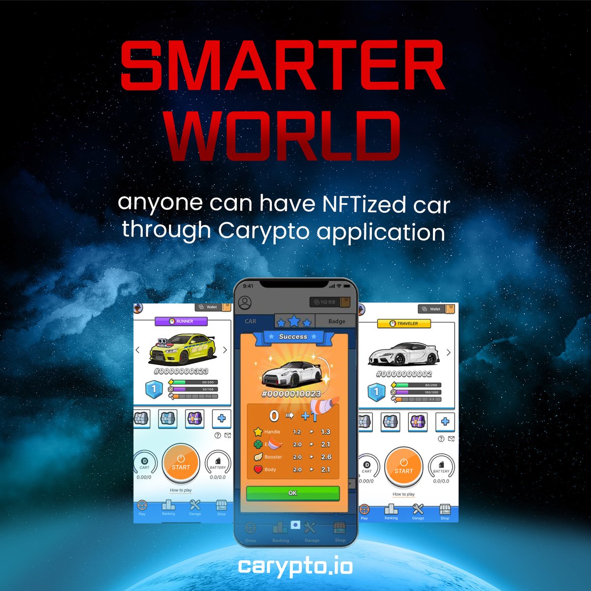 Carypto4's tweet photo. 🌟🚗 Mine Carypto coin just by driving in the real world connected by GPS - Mined Carypto coin brings significant profits to all drivers!
Join us!
🌐 https://t.co/cTNJhwyYIL
#nftart #sellcar #nftcryptomarketplace #IEO #web3 #MultiBUS #nftcommunity #marketplace #nftvehicle https://t.co/OPaUT1FhU0