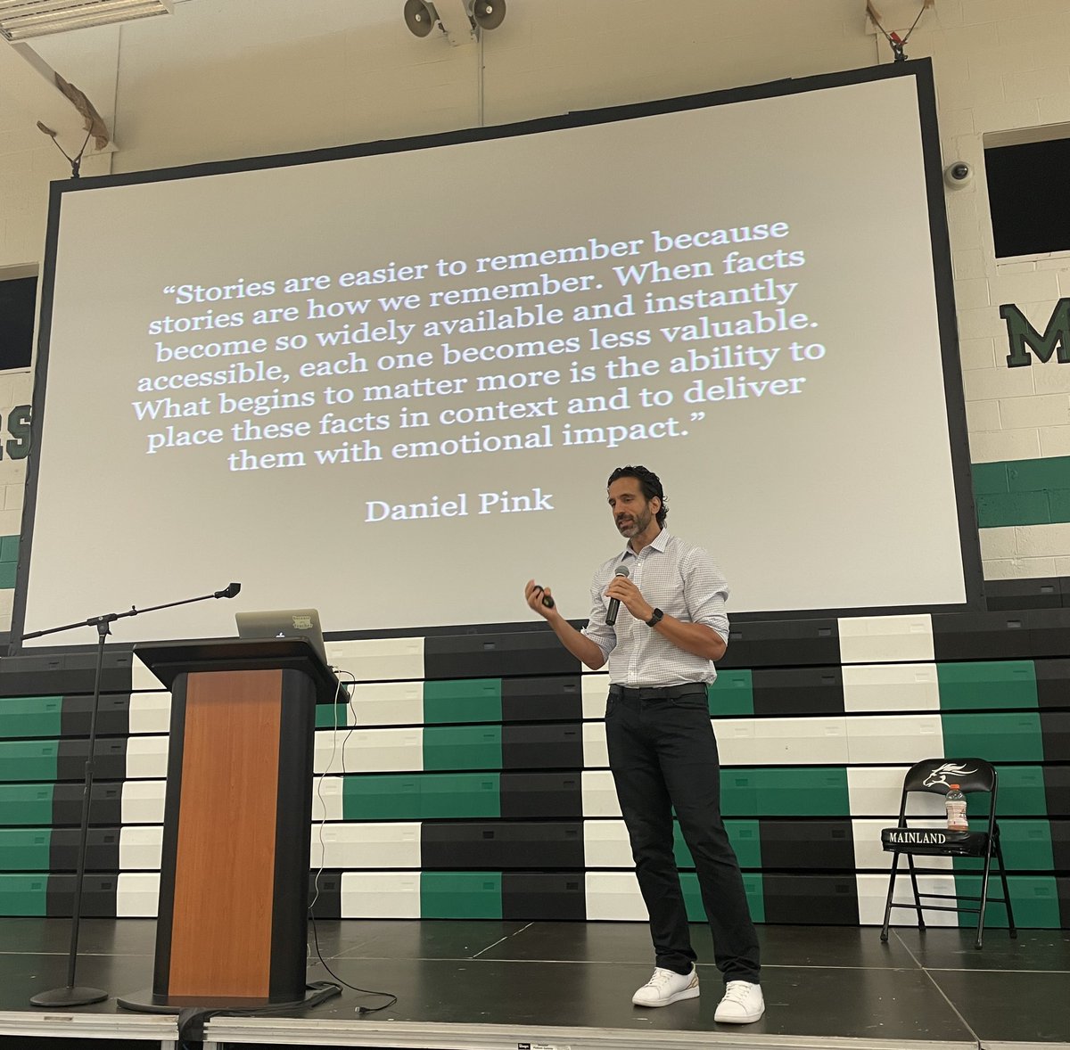 KevinM_Morrison's tweet photo. @gcouros and the importance of stories #ncsnj https://t.co/GSOpEZixKm