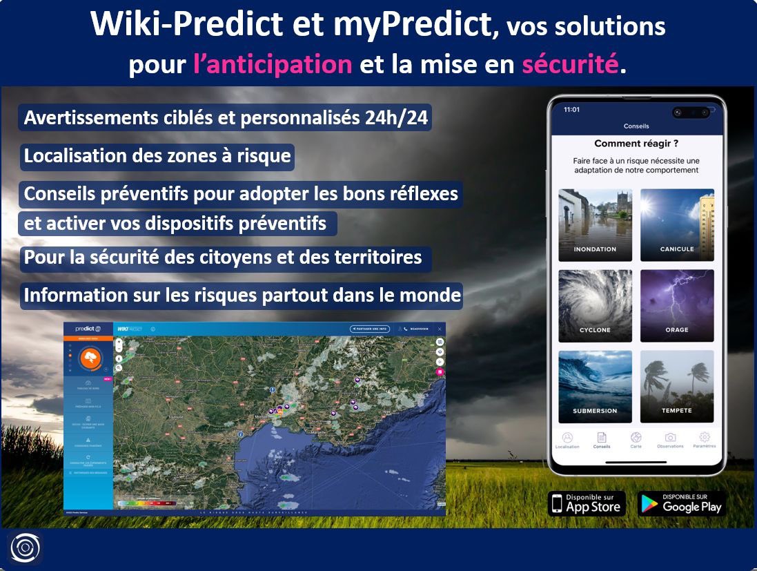 PredictServices's tweet photo. Une dégradation orageuse traverse le pays ces vendredi et samedi. #orages localement forts et peu mobiles sur le pourtour méditerranéen et basse vallée du Rhône à redouter #pluie #grêle fortes rafales de #vent #ruissellement Adaptez votre comportement #wikipredict #mypredict https://t.co/n0i5l0Y05c