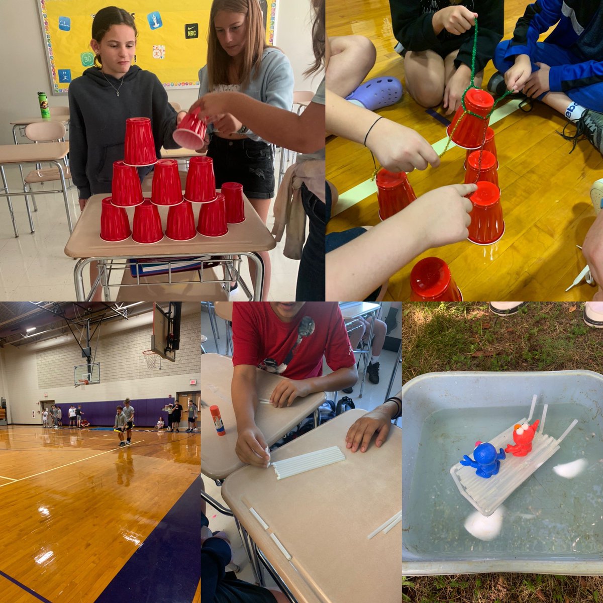 Started the first two days of school with team building activities! <a href="/fwhms2003/">F.W.Hartnett Middle School</a>
