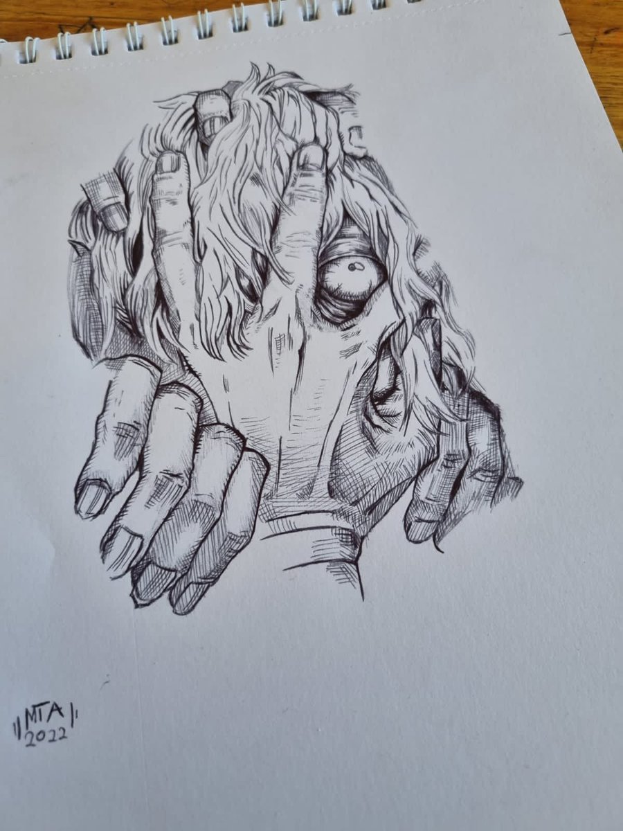 Shigaraki pen drawing