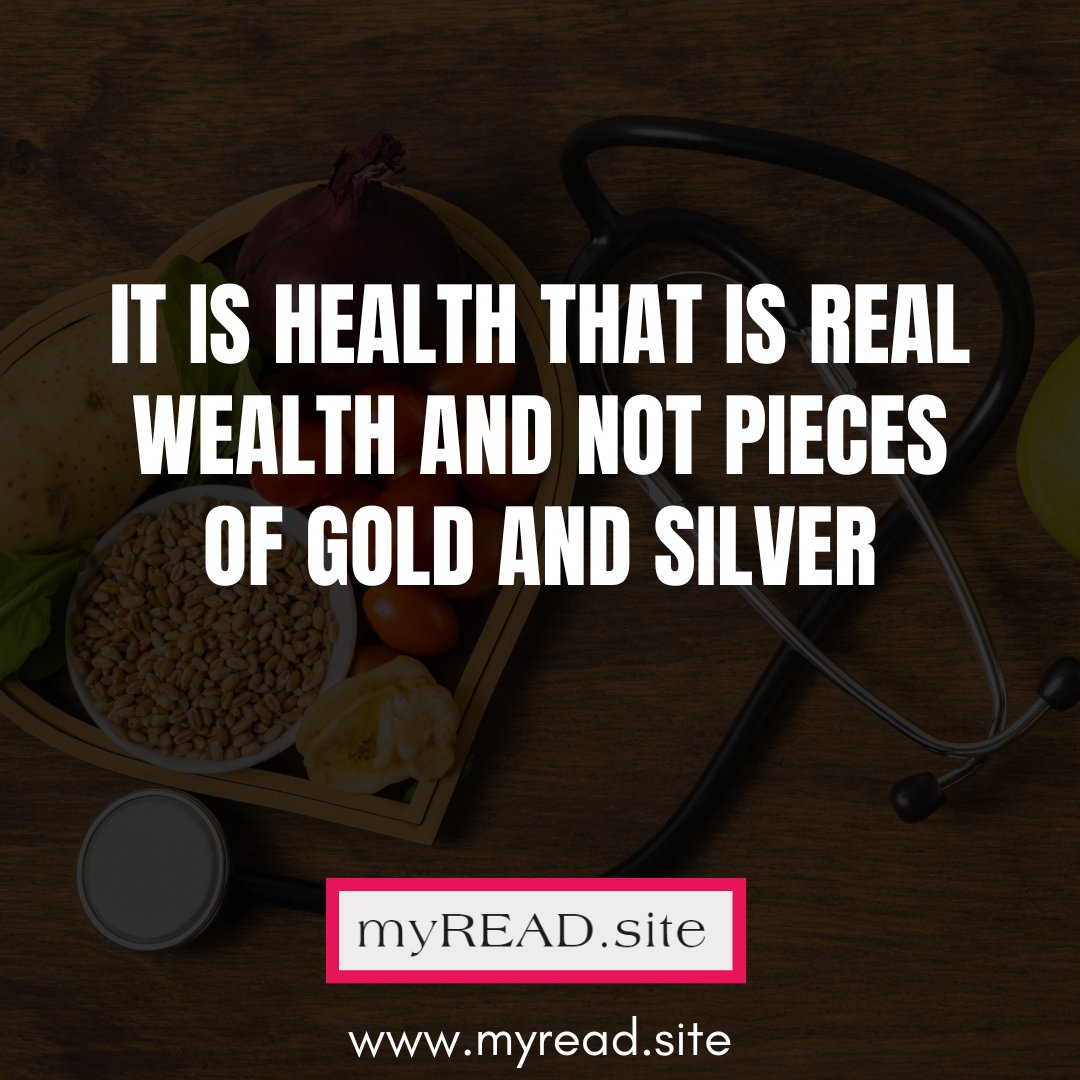 It Is Health That Is Real Wealth And Not Pieces Of Gold And Silver.
.
– Mahatma Gandhi