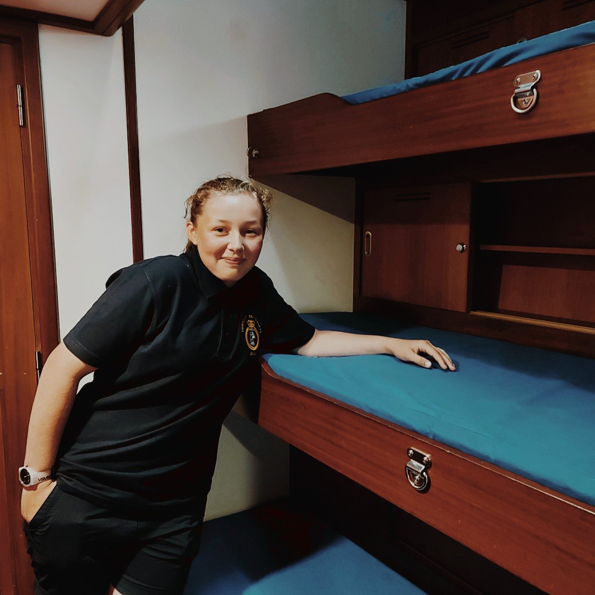 RehabLegendLou's tweet photo. She's home!

What an awesome week Em has had onboard TS Royalist. 
I even got a tour!

Thank you @SeaCadetsUK for giving Em and all cadets opportunities like this.

No more ship spam, I promise (tho' I still can't stop singing The  Onedin Line!)

#tsroyalist #seacadetsuk https://t.co/me46c16KK9