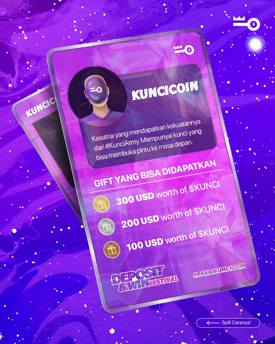 Kuncicoin_id's tweet photo. DEPOSIT &amp; WIN Festival

Your favorite Hero is coming to your way! 🦸‍♂️🦸🦸‍♀️

Setiap hari akan ada Hero baru yang muncul dengan berbagai special gifts untuk kamu! 🤩

So, pilih Hero favoritmu dengan bijak dan ikuti "Deposit and Win Festival" untuk mendapatkan special giftnya ya! 🥳 https://t.co/tByQ9BIUg3