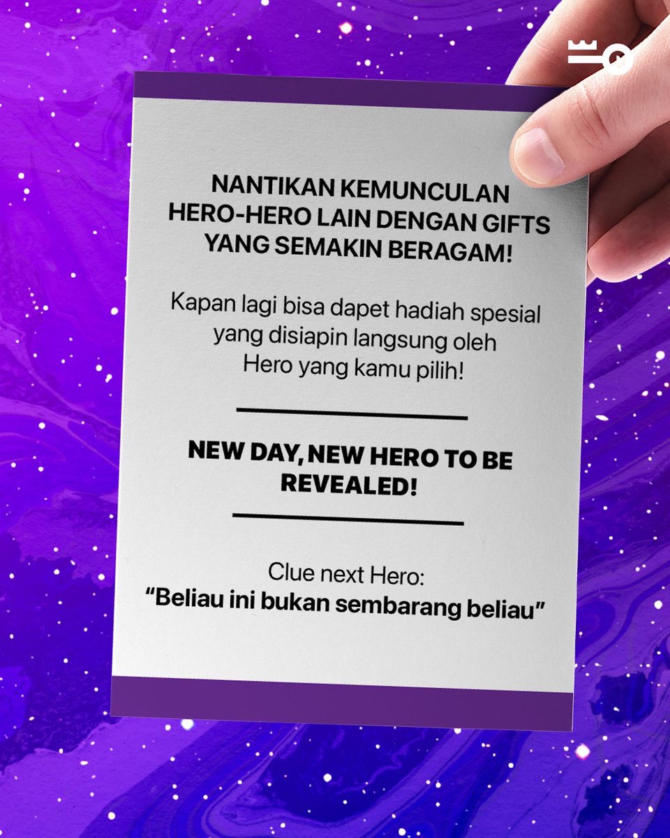 Kuncicoin_id's tweet photo. DEPOSIT &amp; WIN Festival

Your favorite Hero is coming to your way! 🦸‍♂️🦸🦸‍♀️

Setiap hari akan ada Hero baru yang muncul dengan berbagai special gifts untuk kamu! 🤩

So, pilih Hero favoritmu dengan bijak dan ikuti "Deposit and Win Festival" untuk mendapatkan special giftnya ya! 🥳 https://t.co/tByQ9BIUg3