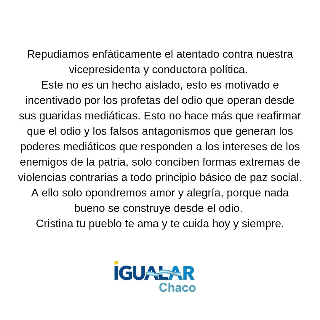 IgualAr CHACO (@chacoigualar) on Twitter photo 