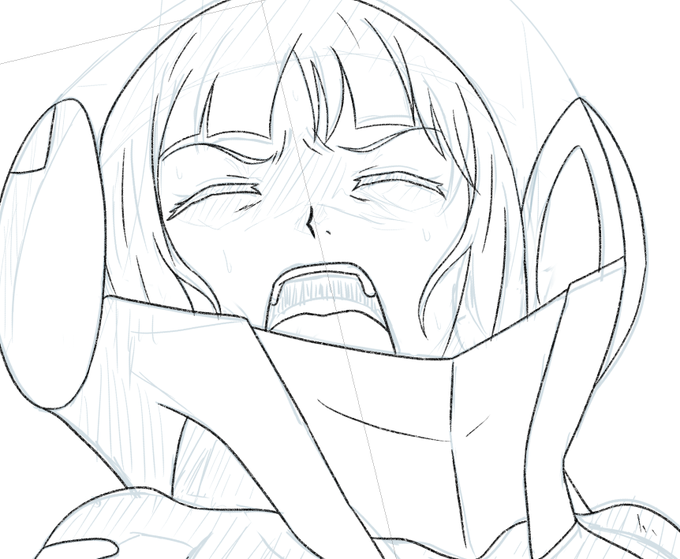 めっちゃいい表情のユリンのパイスー描けてるのでこのまま頑張るぞい 