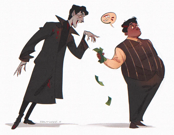 Guillermo pays a vampire for a bite in vain he was paid for his work in the club or what? #wwdits 