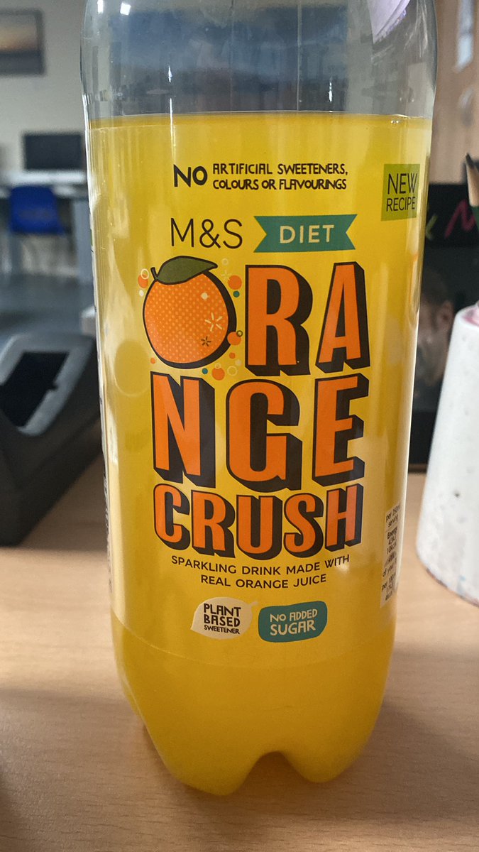 marcymarcb's tweet photo. @marksandspencer Has diet orange crush replaced sparkling Florida orange? I certainly hope not because it tastes awful! https://t.co/uT57wbYT9G