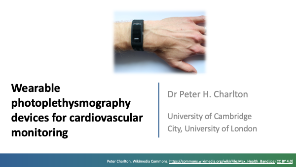 Peter Charlton (@peterhcharlton) on Twitter photo Wearable photoplethysmography devices for cardiovascular monitoring:
A talk presented at the 2022 Engineering in Medicine and Biology Conference, now freely available here:
youtube.com/watch?v=qnN39k…
#EMBC22 <a href="/IEEEembs/">IEEE Engineering Medicine and Biology Society</a> <a href="/RCBE_City/">Research Centre in Biomedical Engineering, City.</a> <a href="/PCU_Cambridge/">Primary Care Unit, University of Cambridge</a> Wearable photoplethysmography devices for cardiovascular monitoring:
A talk presented at the 2022 Engineering in Medicine and Biology Conference, now freely available here:
youtube.com/watch?v=qnN39k…
#EMBC22 <a href="/IEEEembs/">IEEE Engineering Medicine and Biology Society</a> <a href="/RCBE_City/">Research Centre in Biomedical Engineering, City.</a> <a href="/PCU_Cambridge/">Primary Care Unit, University of Cambridge</a>