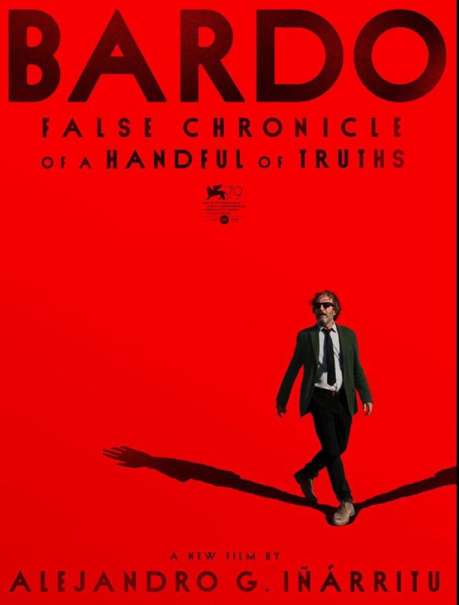 LauraKenner3's tweet photo. A cinematic masterpiece, @BardoMovie is a powerful journey through the complexity of emotions of insecurity, belonging, and mortality. #alejandroinarritu #netflix #biennalecinemavenezia2022 https://t.co/Sd0QpVovDe