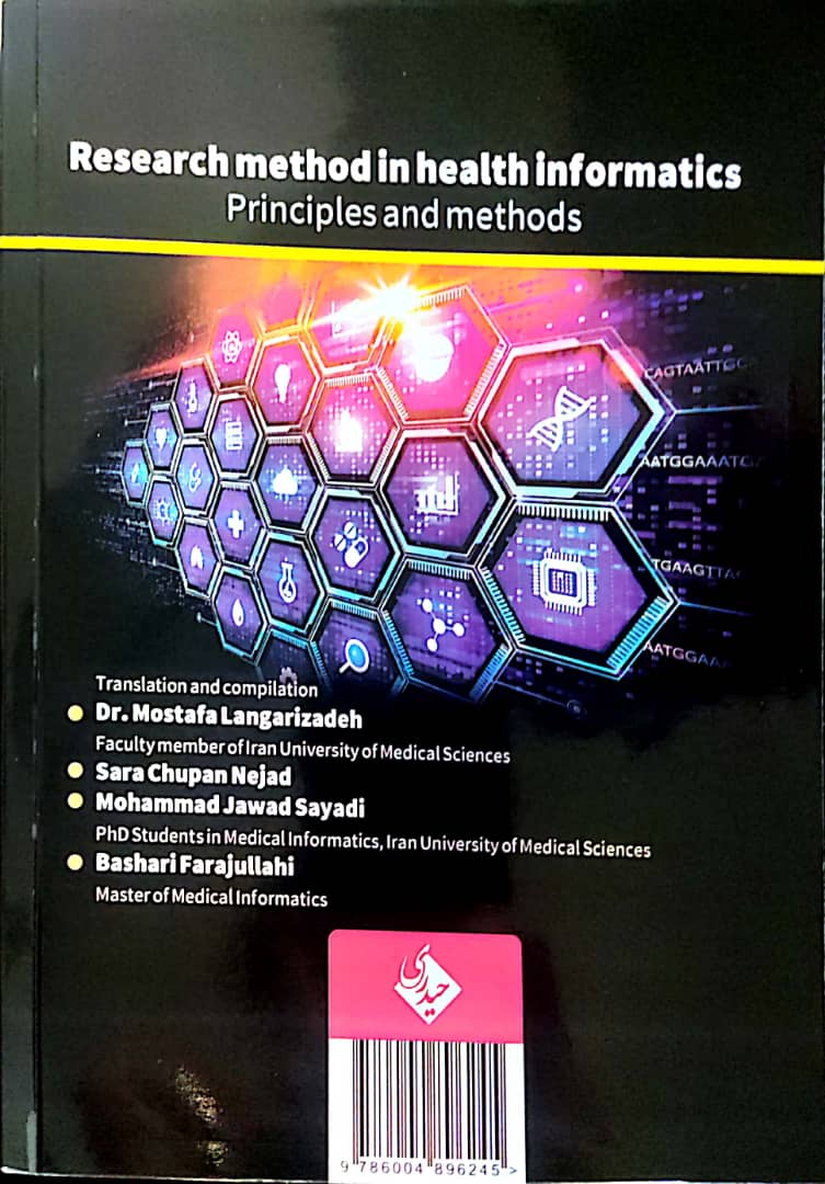 mjsayadi's tweet photo. Our newest book which has been published recently.
"Research method in health informatics" https://t.co/m8QL9pXhlJ