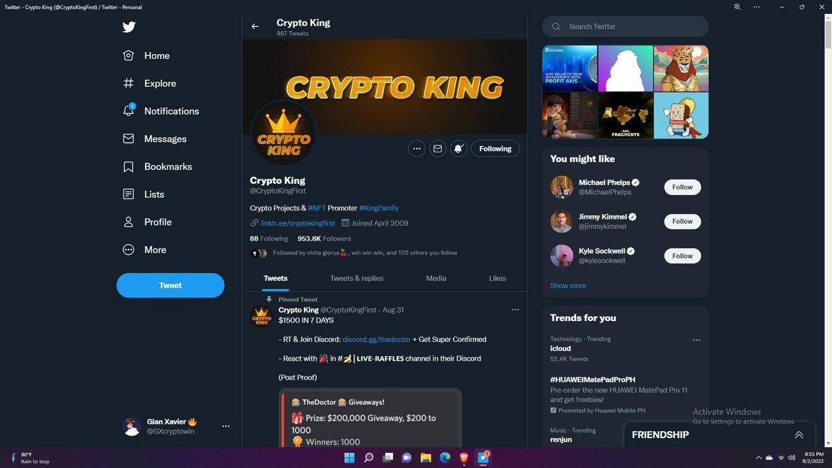 Gian Xavier 🔥 tweet media