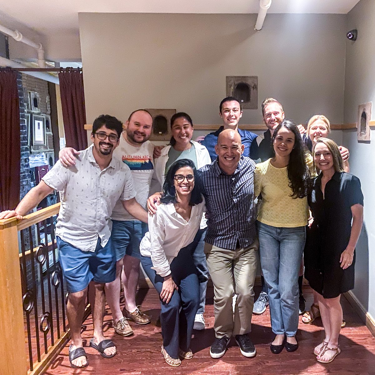 Last night we wished @DVoinier a fond farewell from the Delaware ACTIVE lab at the University of Delaware. Dana made a tremendous impact in our group in her science, leadership, and friendships over the past 6.5 years! She will be missed!