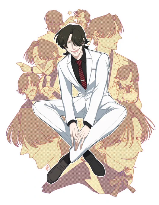 #引用RTで絵をあげて5人指名してバトンでお気に入りの絵を載せる
ポップでビビッドな色づかいにほんのりダークな世界観が素敵な眼鏡太郎さんからバトンいただきました〜ありがとうございます!!
最近のお気に入りが軒並みよその子過ぎてあげられる絵がない……(掻き集め)
アンカーで! https://t.co/aBObqHcXRF 
