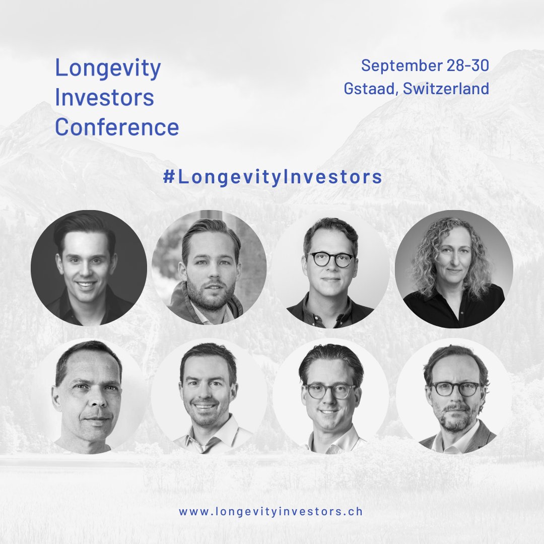 We are excited to welcome the leading #LongevityInvestors at the upcoming Longevity Investors Conference. Join the LIC for high quality networking in an exclusive setting of <a href="/BellevueGstaad/">Le Grand Bellevue</a>. Visit the full speaker list and agenda here: bit.ly/3e27e6k #LongevityInvestors