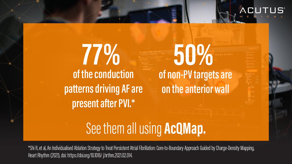 AcutusMedical's tweet photo. Every #AFIB is unique. #AcQMap helps #EPeeps deliver a personalized, patient-optimized ablation therapy.
Visit https://t.co/ARBsTr42nI to learn more about Acutus mapping technology.
#AcutusMedical #EPLab #CardioTwitter #MedTwitter https://t.co/bDbC0GaPBk