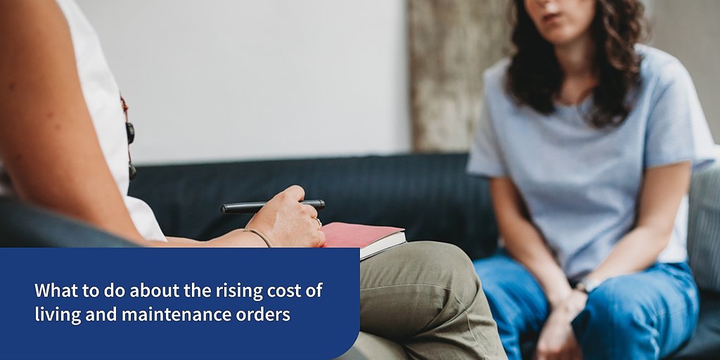 irwinmitchell's tweet photo. Have you considered how the cost of living crisis might affect your maintenance order? As more divorced couples turn to each other for #Financial help, our specialist family lawyer, Helen Revill explains what this could mean: https://t.co/ioc3xrmqNw https://t.co/mxPlul1B9u