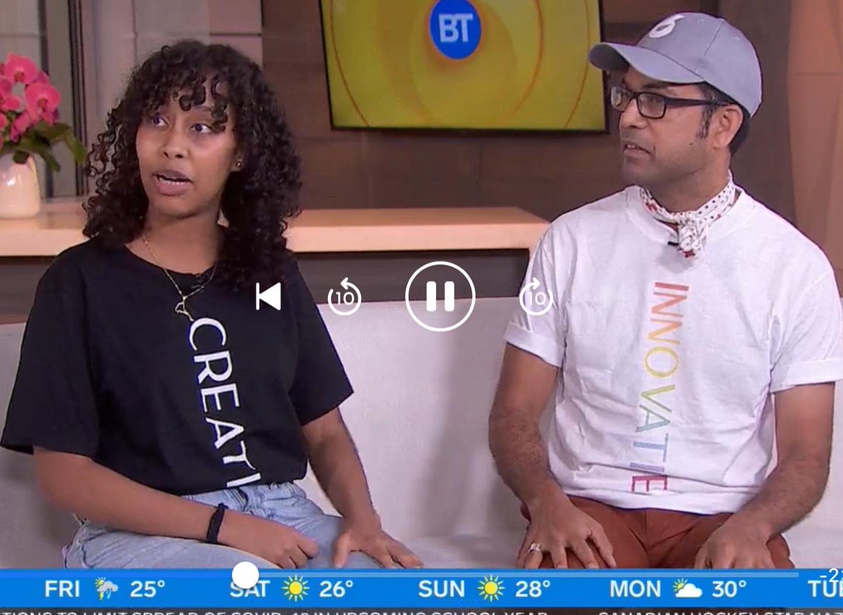 Happy #FashionFriday everyone! Do you have your back-to-school swag? @6IXAcademy can help out in that dept! 
Let’s give it up for our student/teacher presenters + models👏👏
<a href="/breakfasttv/">Breakfast Television</a> <a href="/naomiymusa/">Naomi Musa</a> <a href="/KFDSouza/">Kevin D'Souza</a>, Aniqa + Ocean✨

*looking good in our snapbacks <a href="/DinaPugliese/">Dina Pugliese-Mirkovich</a>🖤