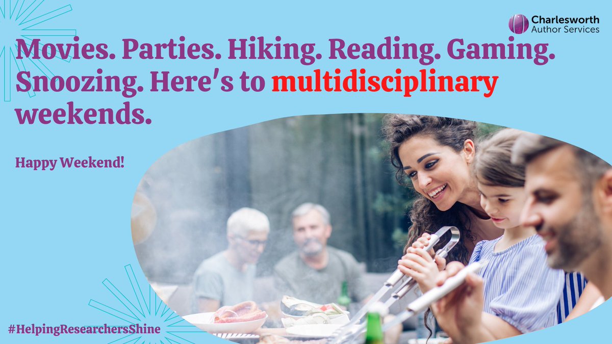 CWGAuthors's tweet image. If research has gone #multidisciplinary, shouldn't too the #ResearcherLife? 😎

#HelpingResearchersShine🌟 #AcademicMentalHealth #ECRchat #PhDchat #AcademicTwitter