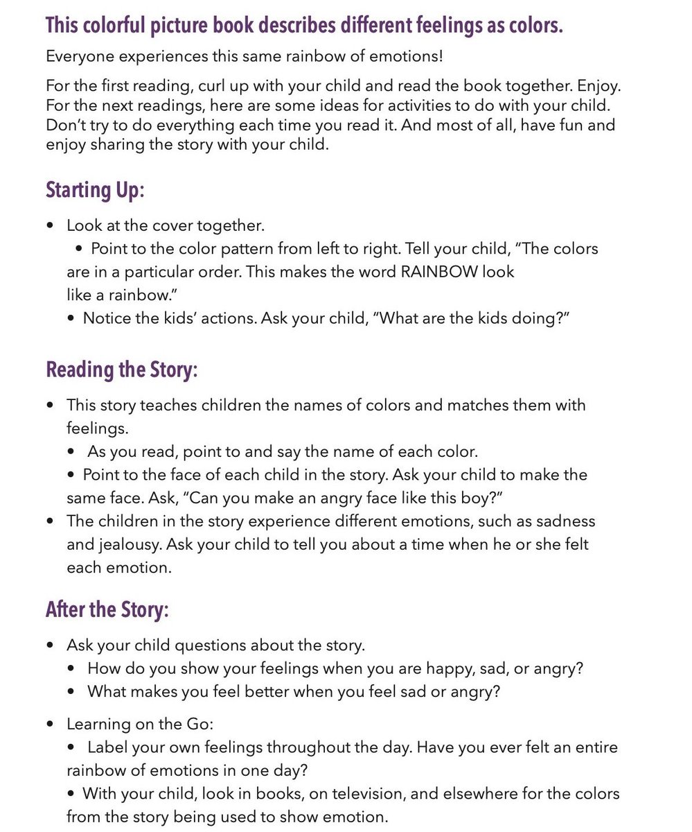 PVLiteracy's tweet photo. Favorite Book Friday: Enjoy this episode of “Goodnight with Dolly” as she reads “I Am a Rainbow.”
👉 https://t.co/oe47zxJWc9 🌈 📖 Check out the reading tips👇 for sharing books with your Little Braves! 📚 https://t.co/wSr2wwSmlw