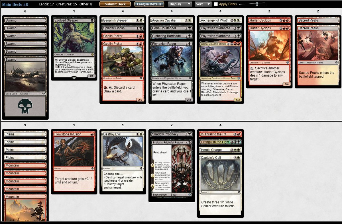 infestedMTG's tweet image. Trophy #2 in Competetive Sealed, currently 10-0 in the format. Grinding with value seems to work well in this format too. Cant wait for paper prereleases tomorrow @limiteddecks