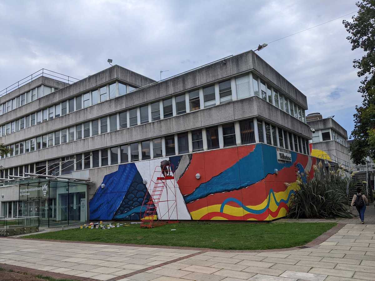 Wilberforce Building at <a href="/uniofhull/">University of Hull</a> starting to look a little less brutalist.