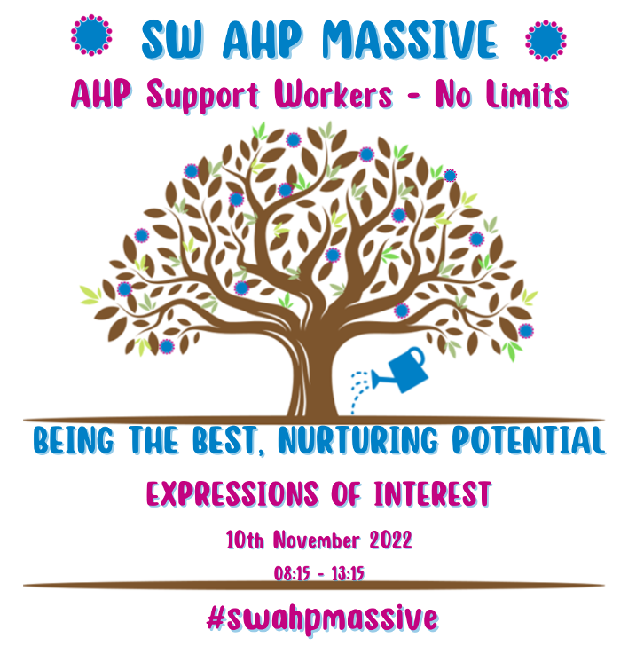 If you are a support worker employed in the South West you won't want to miss this event being organised by @andreamorgan &amp; support workers forms.office.com/pages/response…
#swahpmassive #AHPSupportWorkers