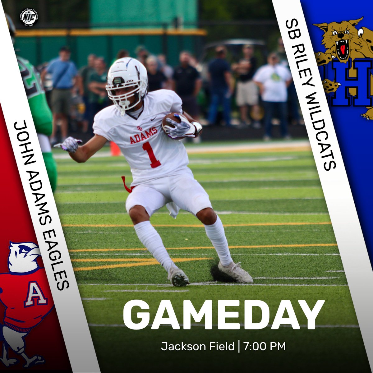 Football is back on the field tonight in a big rivalry game. Come out and support the Eagles!
🏈🦅🔴⚪️🔵🏈
🏈John Adams vs SB Riley
📍Jackson Field
🕖6:00 PM
💻Stream - broadcastsport.net
💻Stream - ihsaatv.org/?B=421889