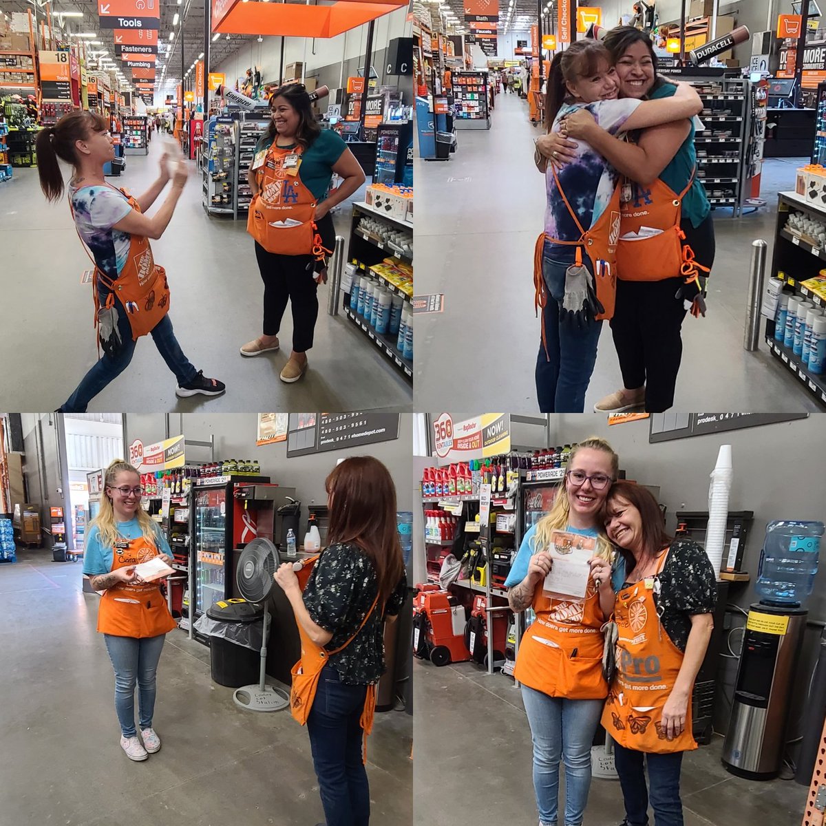 Our PA presented @LopezRossanna and <a href="/ciara_lauraa/">Ciara Rabold</a> Homer Awards for helping her during a difficult situation. Thank you for taking care of our people! 
#047won #thd #homeraward <a href="/D66Celest/">Sheldon Celestine 🇹🇹🇺🇸</a> <a href="/HDTevinFreeman/">HD Tevin Freeman</a> <a href="/AttusoJodie/">Jodie Attuso</a> <a href="/pvspivey/">Paul Spivey</a> @MatthewMASM471 <a href="/cat_thanner/">Cathy Thanner</a> <a href="/BoomMayberry/">Mike Mayberry</a>