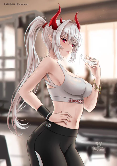 Eirwen wants to burn some calories OC オリキャラ 