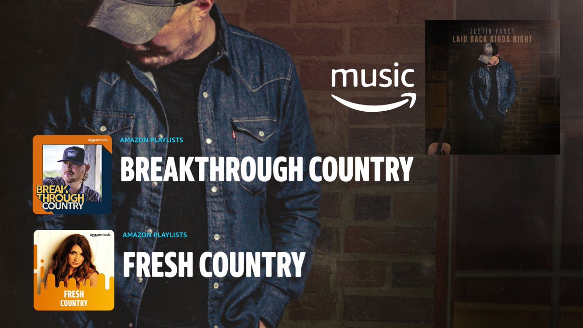 @amazonmusic knows what's up for the long weekend! #AskAlexa to play my new single on Amazon Music today! #BreakThroughCountry #JustNorthOfNashville #LaidBackKindaNight #AmazonMusic