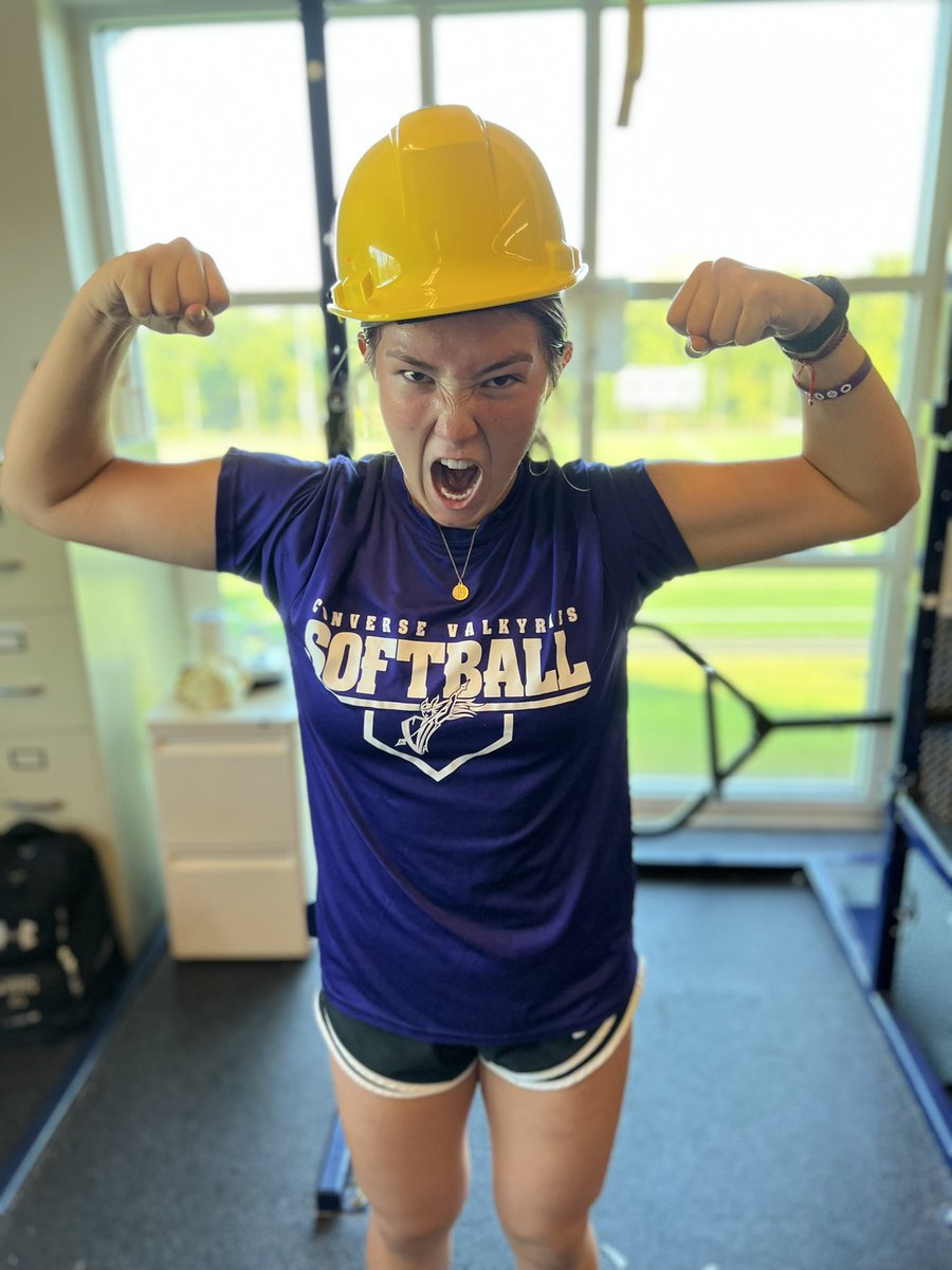 Week 1 Hard Hat Recipient: AJ Albano. The Hard Hat award is used to created healthy competition among the team and to emphasize having a blue collar work ethic where we punch that clock and go to work every training session. Nice work, <a href="/ajalbanoo/">Alexandra Albano</a>!