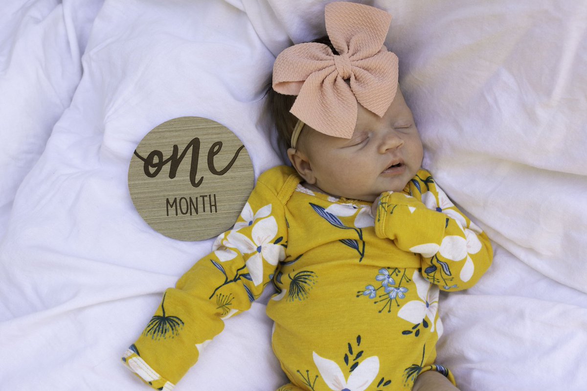 abigayle_wright's tweet photo. Yesterday Blakeleigh turned 1 month old🥹💛 https://t.co/Ii32a0DwQI
