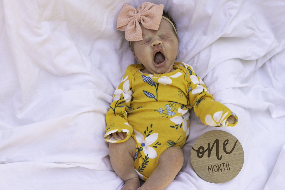 abigayle_wright's tweet photo. Yesterday Blakeleigh turned 1 month old🥹💛 https://t.co/Ii32a0DwQI