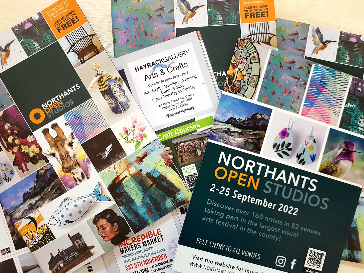 We are pleased to be supporting this years Northants Open Studios event which runs from the 3rd - 25th of September at venues around the county, we have free brochures available in the gallery if you haven't picked one up yet. <a href="/OldDairyFarmNN7/">Old Dairy Farm NN7</a> <a href="/NorthantsOS/">NorthantsOpenStudios</a> #hayrack20