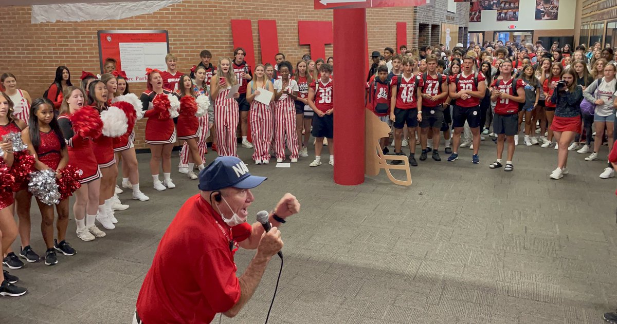 parkhillstuco's tweet photo. The first Park Hill Pep Rally! Let’s pack the house tonight. @WeAreParkhill @PHTrojansFB #BeatRayPec https://t.co/eMPGcL8XKR