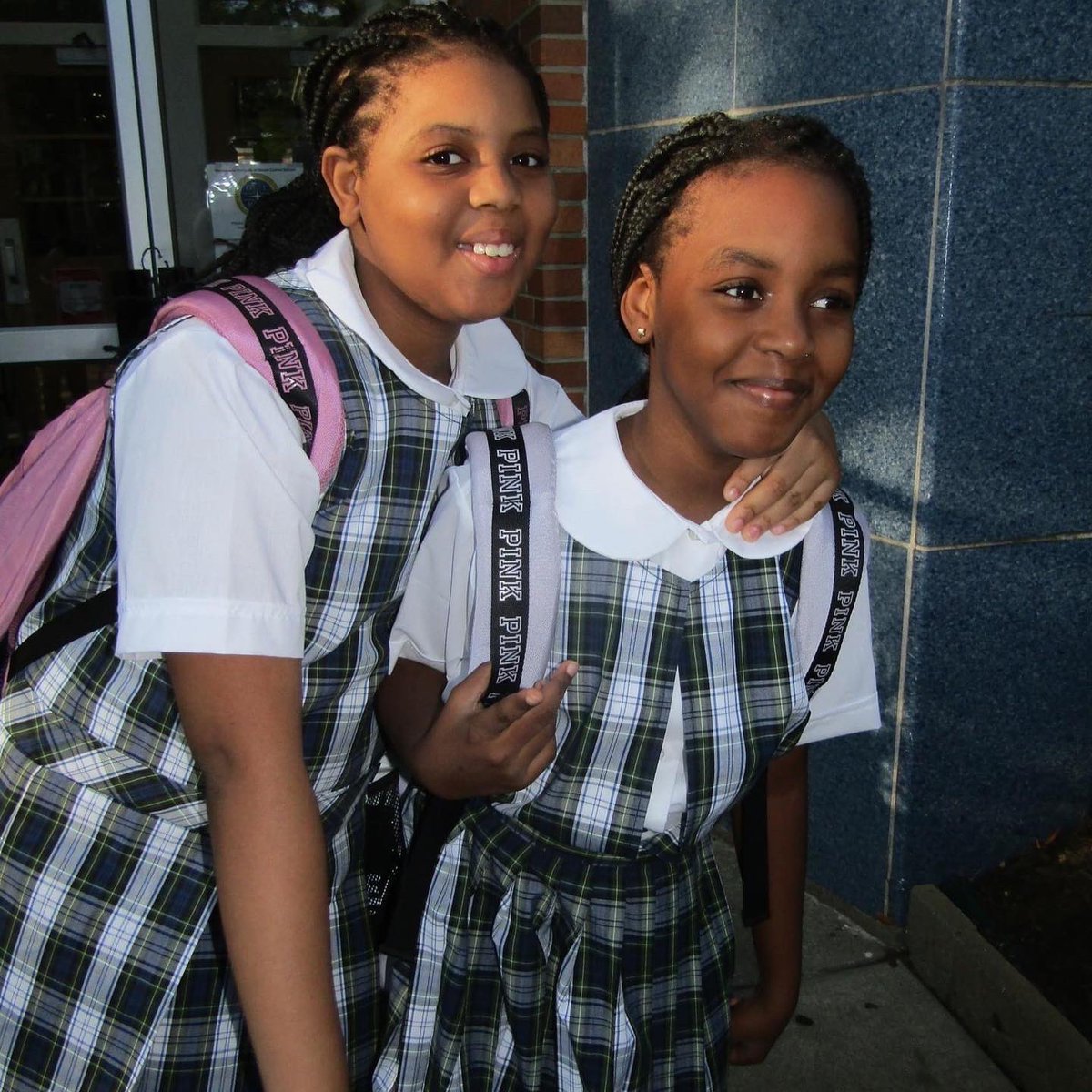 OLMCblueknights's tweet photo. Our students were all smiles as they returned back to school this week! 😀 #olmcblueknights #olmc #firstdayofschool #asburypark https://t.co/DGEFn5ZxTi